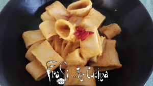 Anelli con crema di cannellini e bacche di Goji