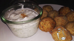 Polpette di ceci e spezie con salsa di yogurt 2