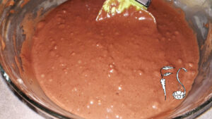 Muffin al cacao e mandorle_preparazione
