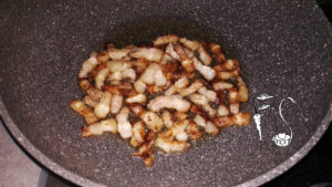 Passatelli ricotta pancetta e zucchine_bruciatini